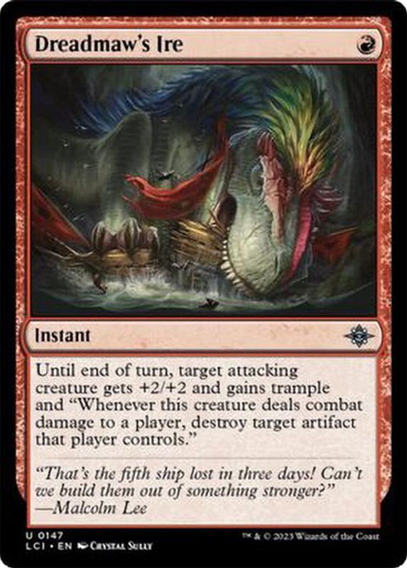 Dreadmaw's Ire (Foil)