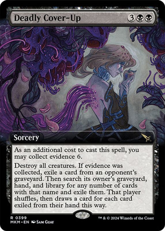 Deadly Cover-Up (Extended Art) (Foil)