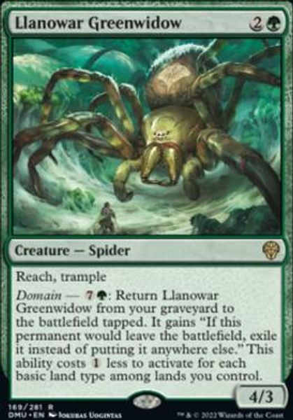 Hovedbilde Llanowar Greenwidow (foil)