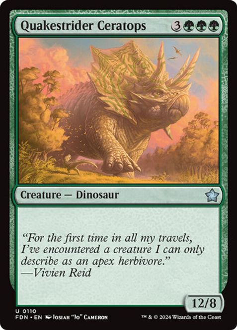 Hovedbilde Quakestrider Ceratops