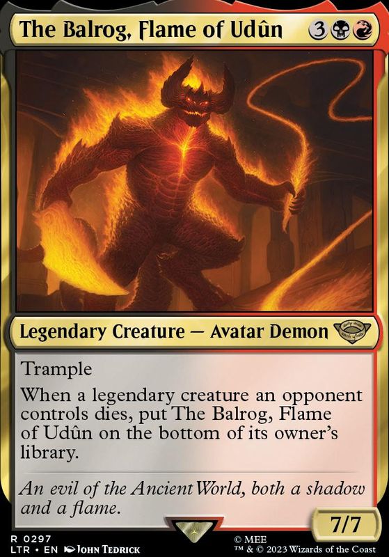 The Balrog, Flame of Udun