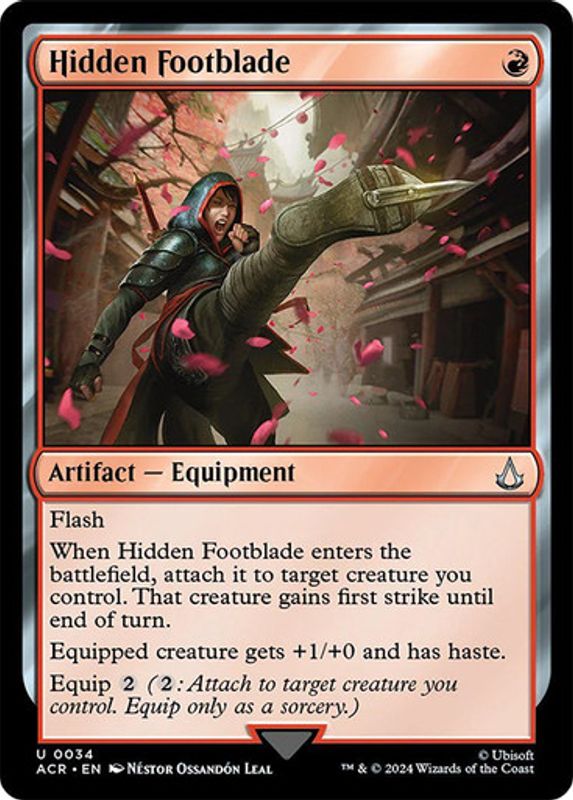 Hidden Footblade (Foil)