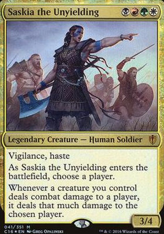 Saskia the Unyielding (Foil)