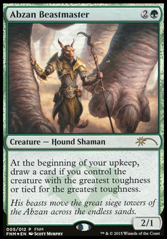 Abzan Beastmaster (FNM Foil)