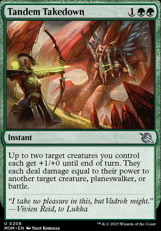 Tandem Takedown (foil)