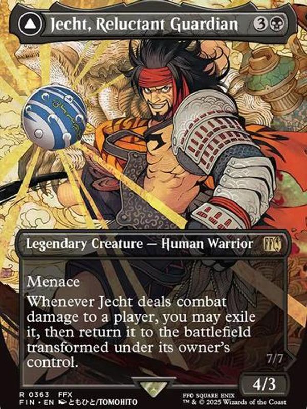 Jecht, Reluctant Guardian // Braska's Final Aeon (#363) (Borderless)