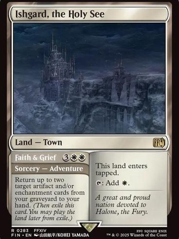 Ishgard, the Holy See // Faith & Grief (Foil)