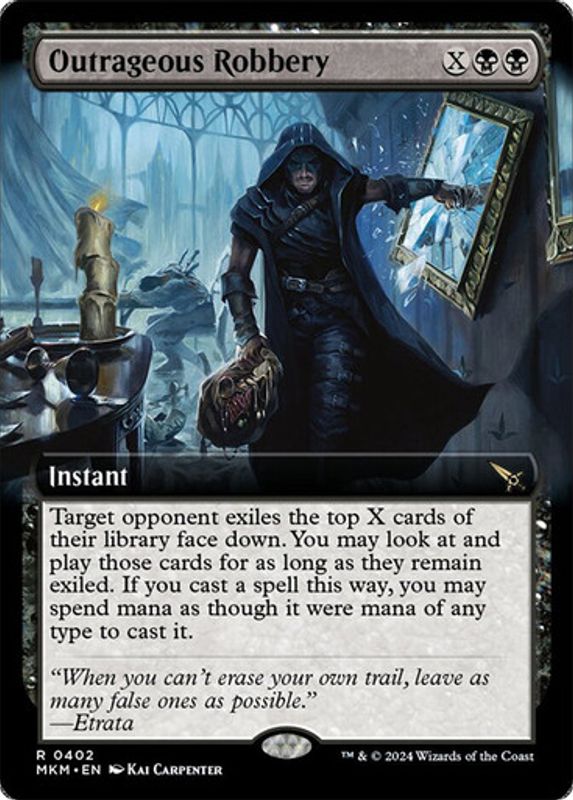 Outrageous Robbery (Extended Art) (Foil)