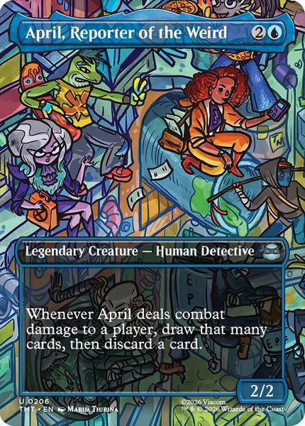 Hovedbilde April, Reporter of the Weird ...