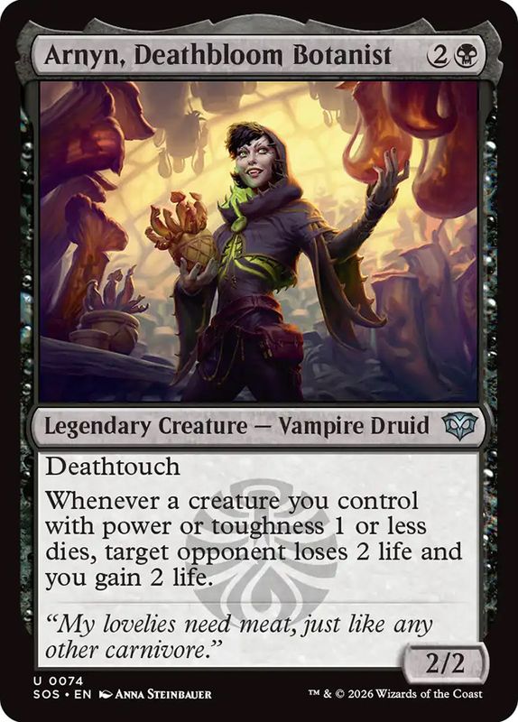 Arnyn, Deathbloom Botanist (Foil)
