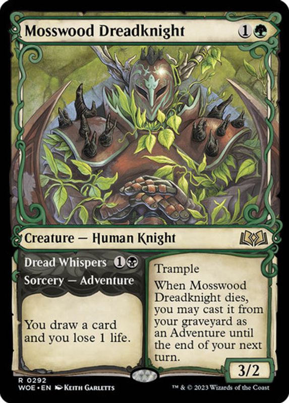 Mosswood Dreadknight (Showcase) (Foil)