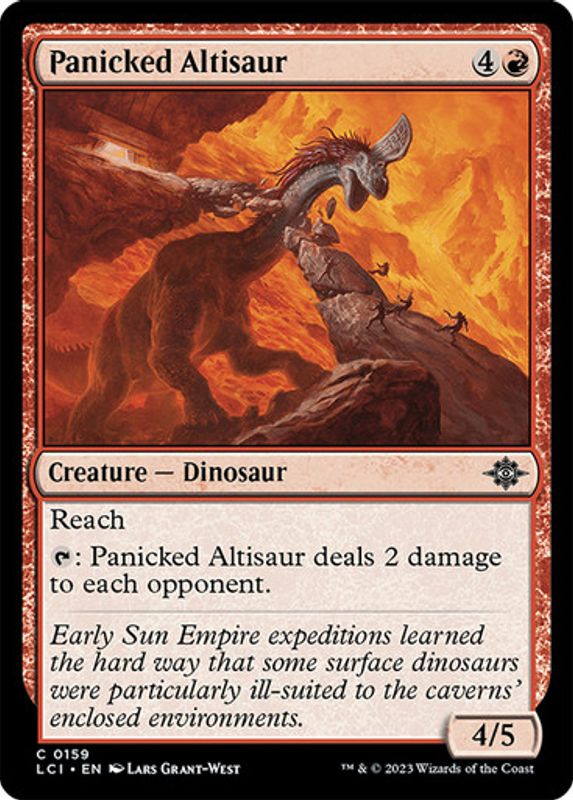 Panicked Altisaur