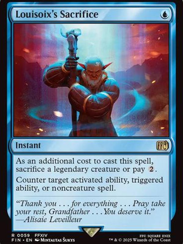Louisoix's Sacrifice