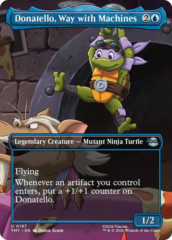 Donatello, Way with Machines (Borderless) (Foil)