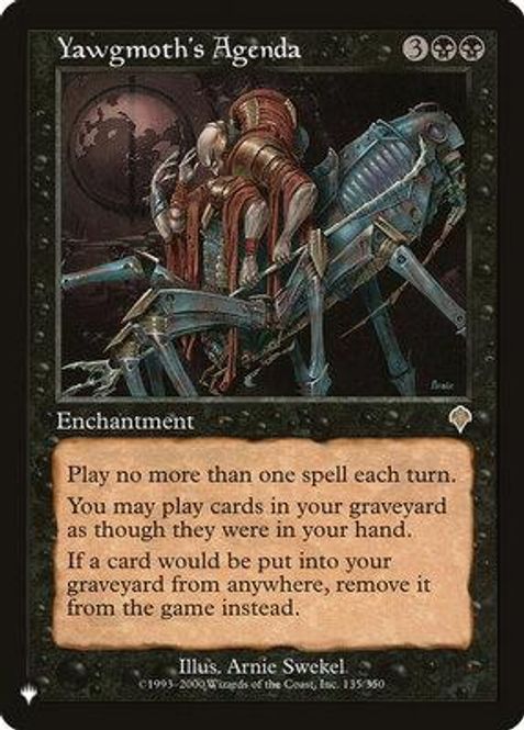 Hovedbilde Yawgmoth's Agenda (Invasion)