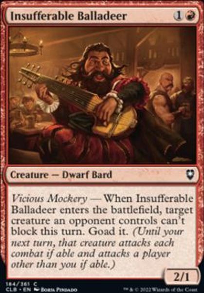 Hovedbilde Insufferable Balladeer (foil)