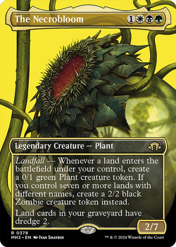 The Necrobloom (Borderless) (Foil)