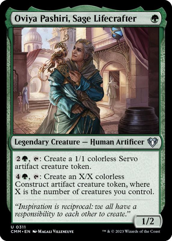 Oviya Pashiri, Sage Lifecrafter (foil)