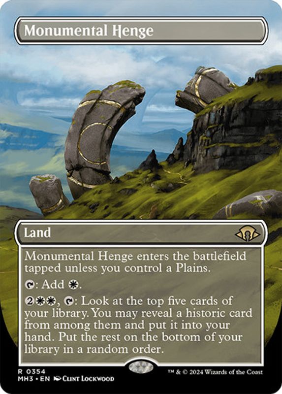 Monumental Henge (Borderless) (Foil)