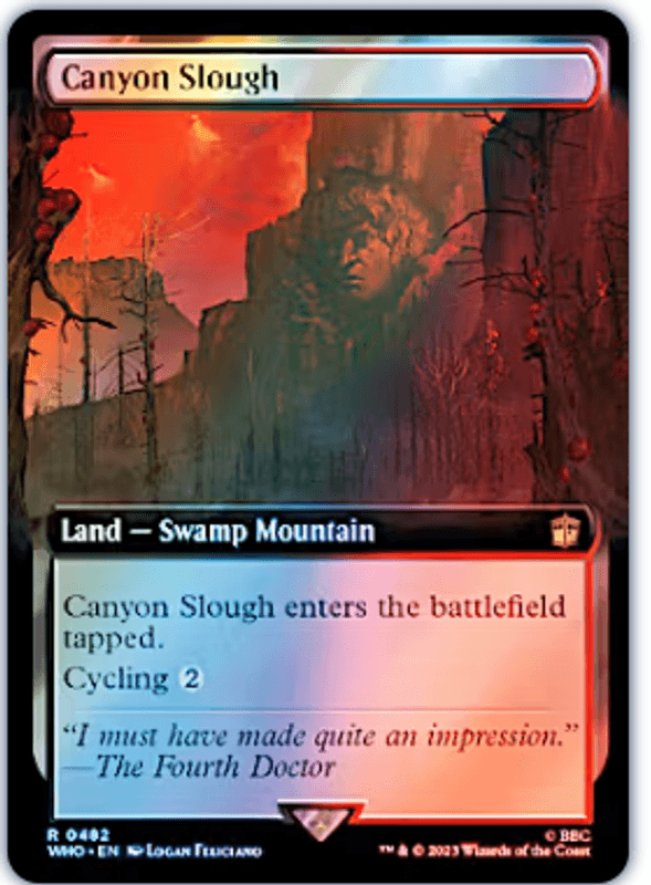 Canyon Slough (0482 - Traditional Foil - Extended Art)