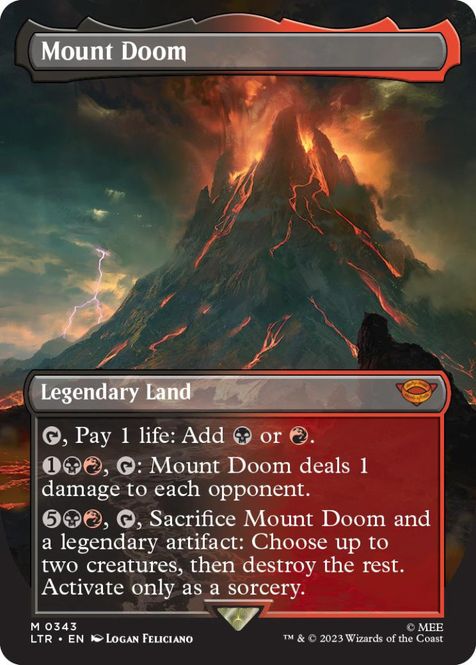 Hovedbilde Mount Doom (Borderless)
