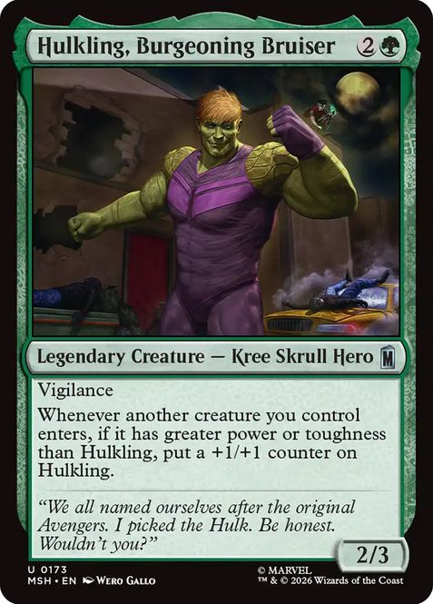 Hovedbilde Hulkling, Burgeoning Bruiser ...