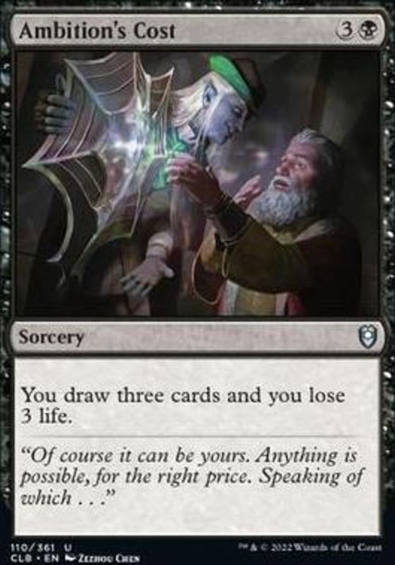 Ambition's Cost