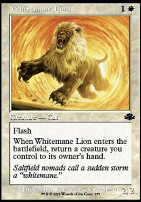 Hovedbilde Whitemane Lion (Retro Frame) ...