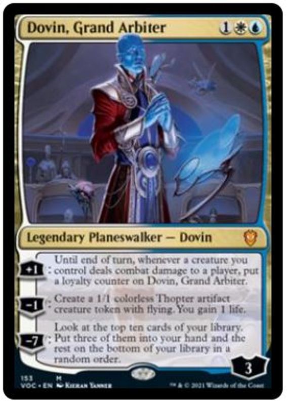 Dovin, Grand Arbiter