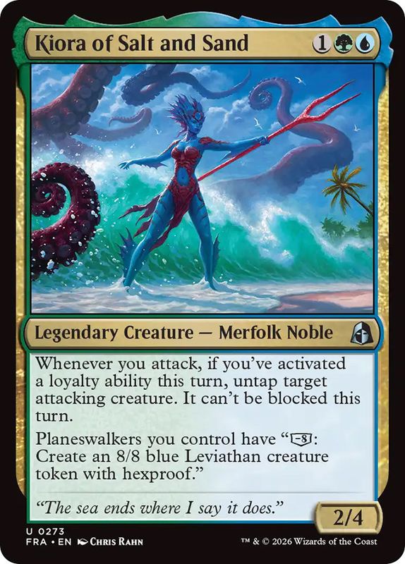 Kiora of Salt and Sand (foil)