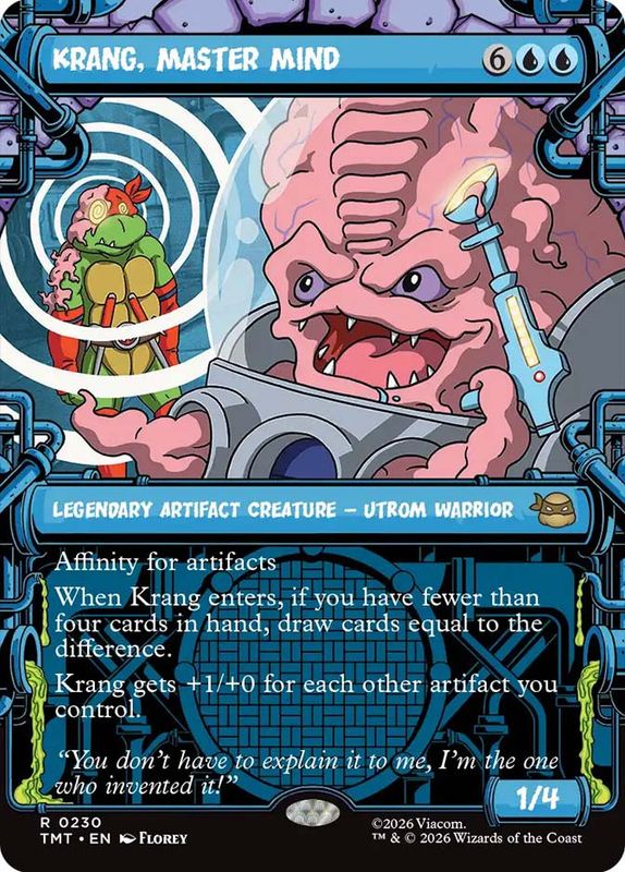 Krang, Master Mind (Showcase) (Foil)