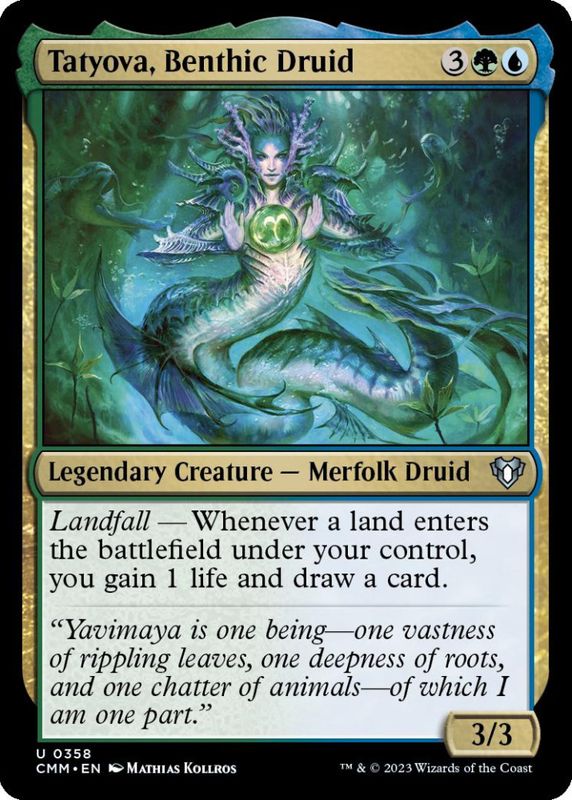 Tatyova, Benthic Druid (foil)