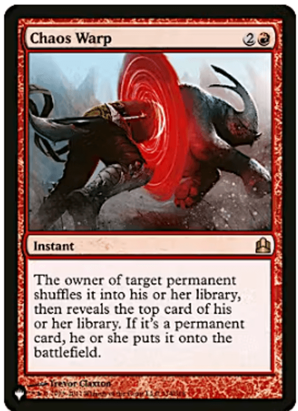 Chaos Warp (Commander 2011)