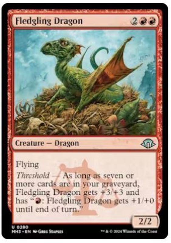 Fledgling Dragon (Foil)