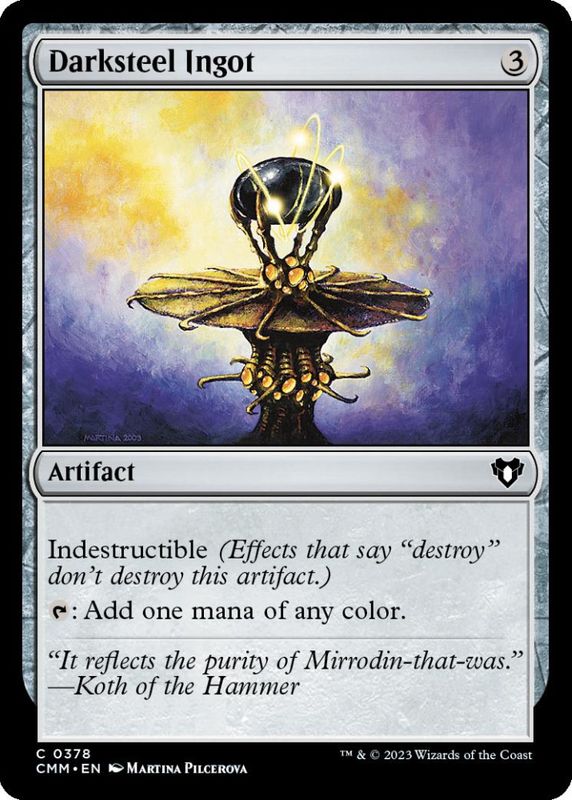 Darksteel Ingot (foil)