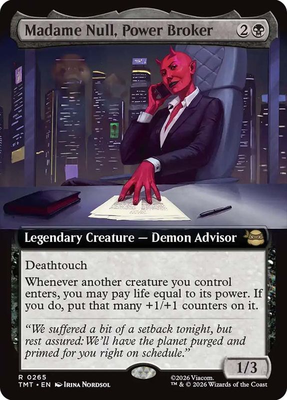 Madame Null, Power Broker (Extended Art) (Foil)