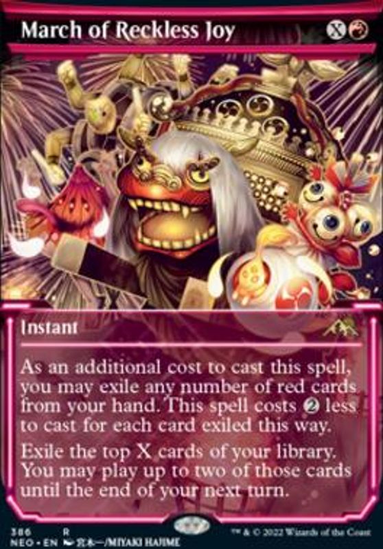 March of Reckless Joy (Showcase) (foil)
