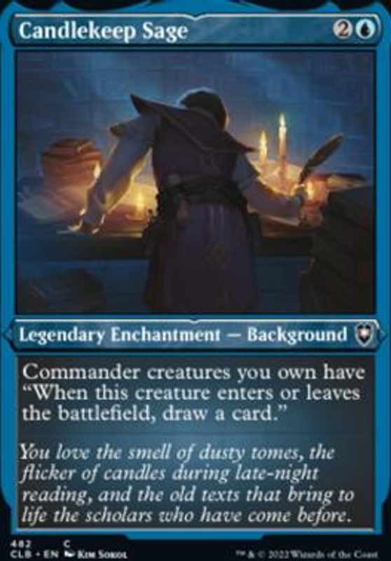 Candlekeep Sage (Foil Etched)