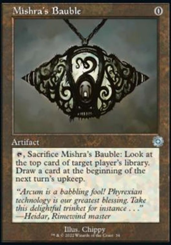 Mishra's Bauble (foil)