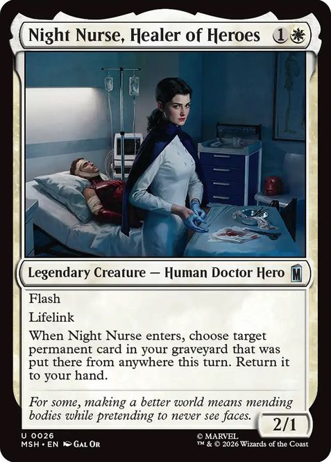Hovedbilde Night Nurse, Healer of Heroes ...