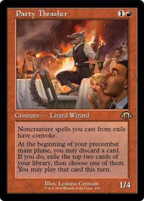Party Thrasher (Retro Frame) (Foil)