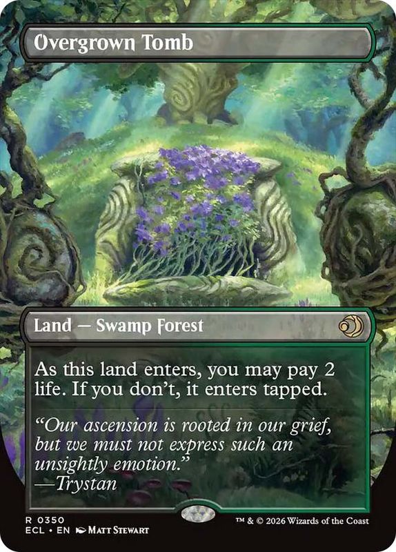Overgrown Tomb (borderless) (Foil)