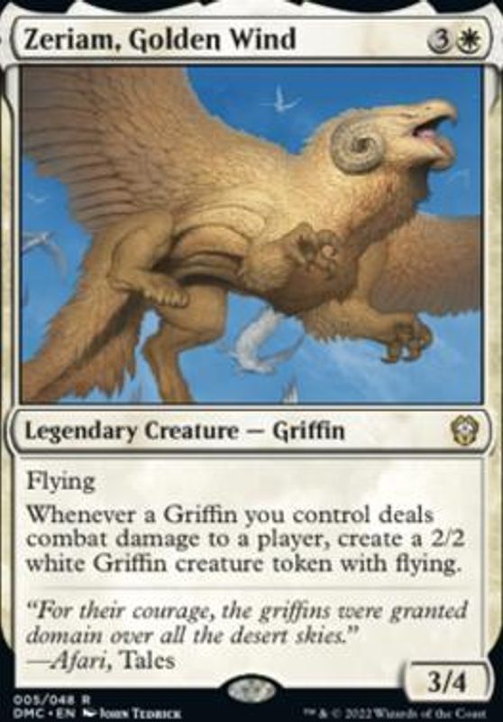 Zeriam, Golden Wind