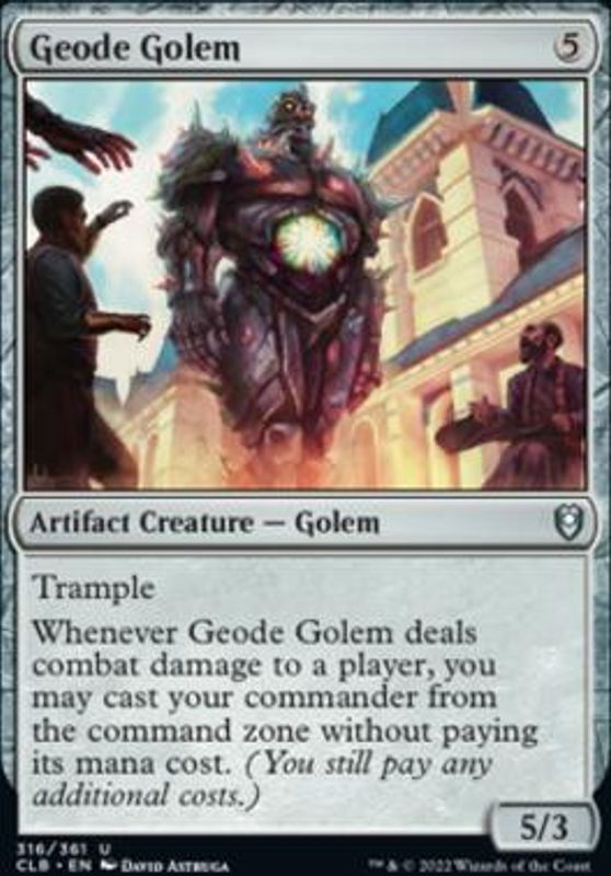 Geode Golem (foil)