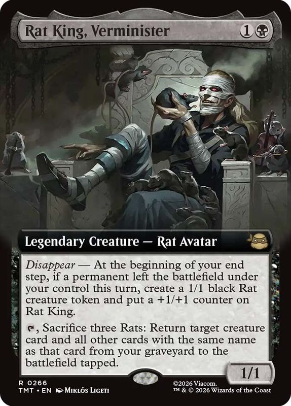 Rat King, Verminister (Extended Art) (Foil)