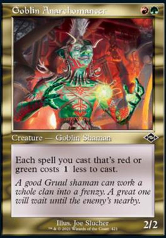 Goblin Anarchomancer (Retro Frame)