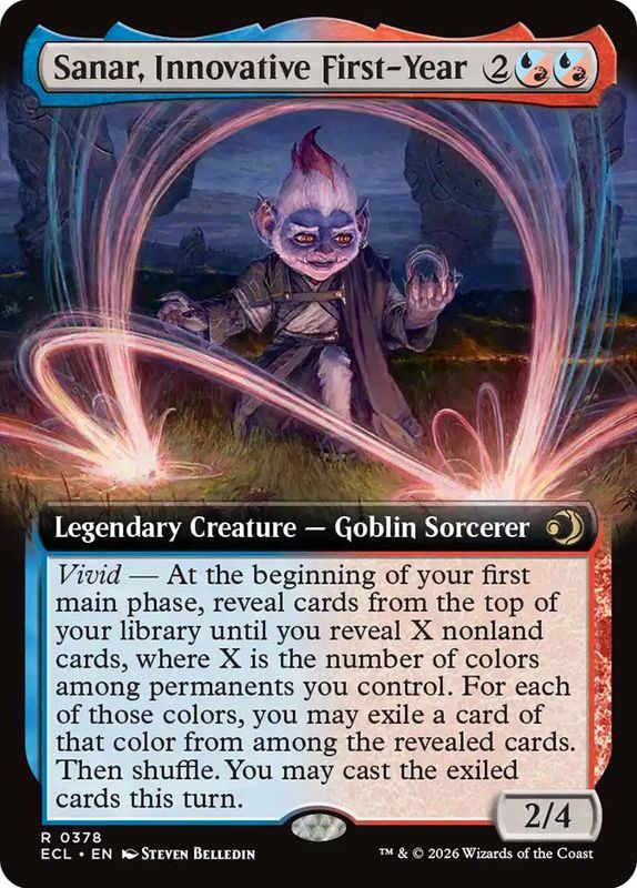 Sanar, Innovative First-Year (extended art) (Foil)