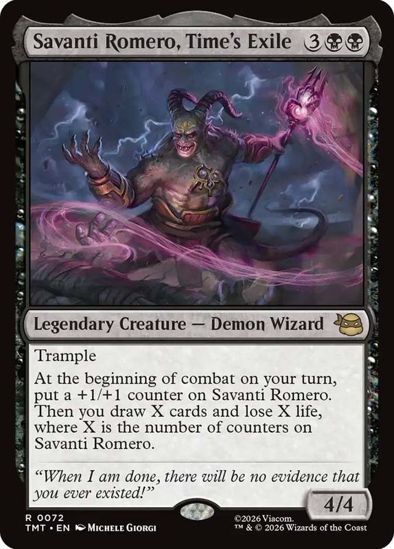 Savanti Romero, Time's Exile (Foil)
