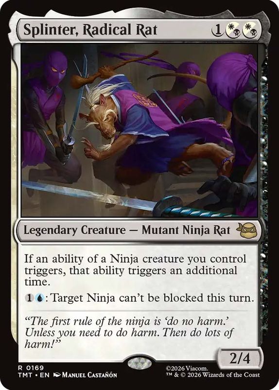 Splinter, Radical Rat (Foil)