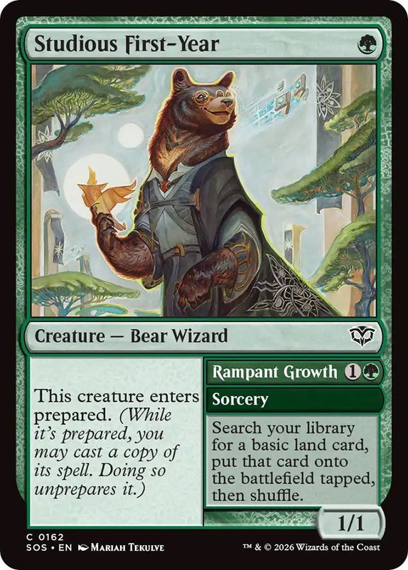 Studious First-Year // Rampant Growth (Foil)